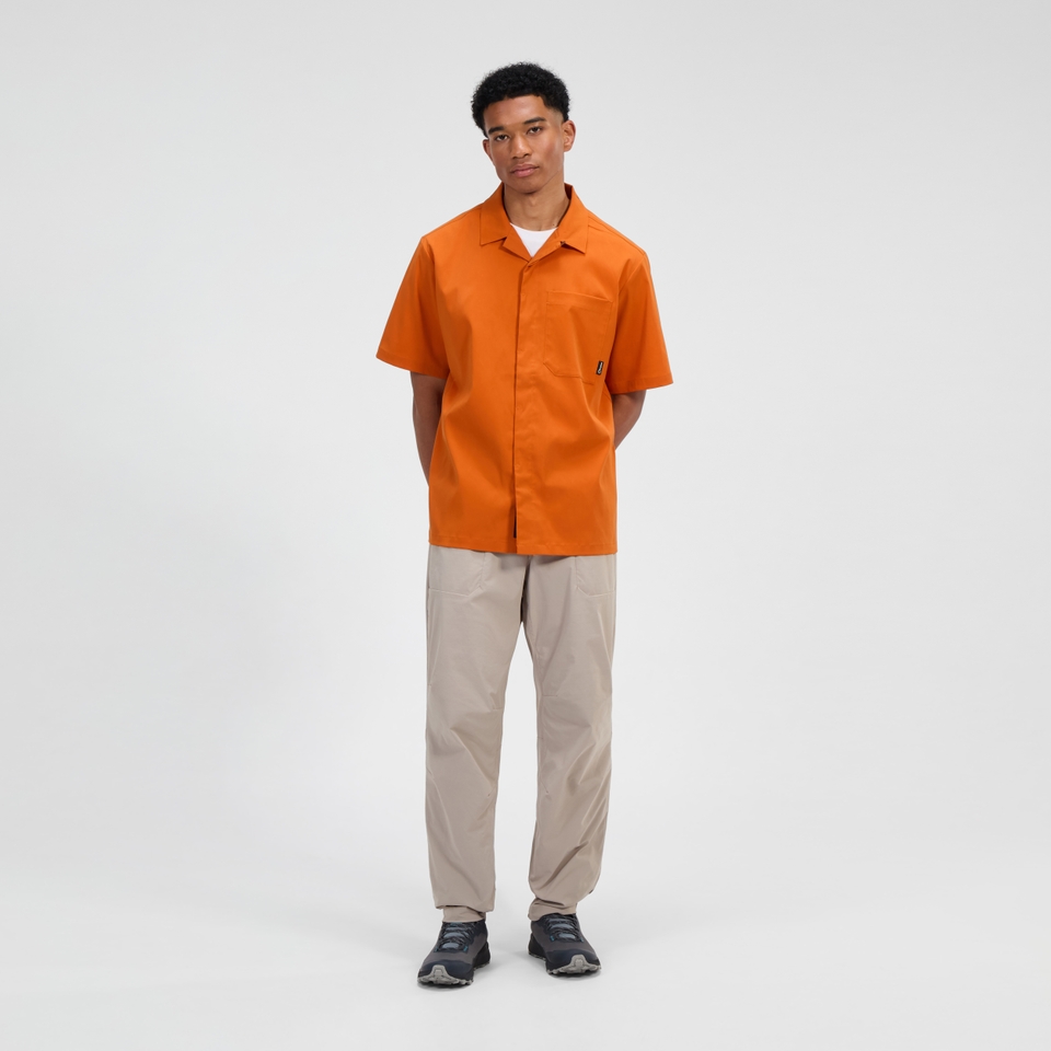 Explorer Kurzarm Hemdjacke für Herren - Orange