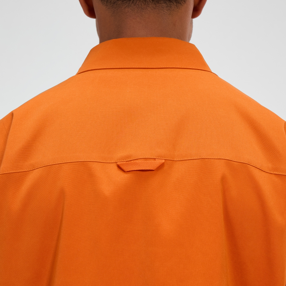 Explorer Kurzarm Hemdjacke für Herren - Orange