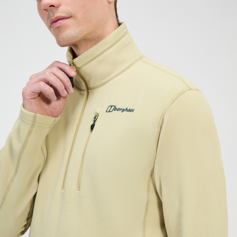 Halb-Zip Polartec-Fleece Prism Micro Herren-Pullover - Beige