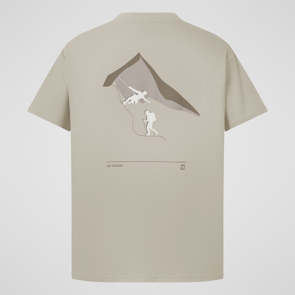 Grappled Kurzarm Shirt für Herren - Grau