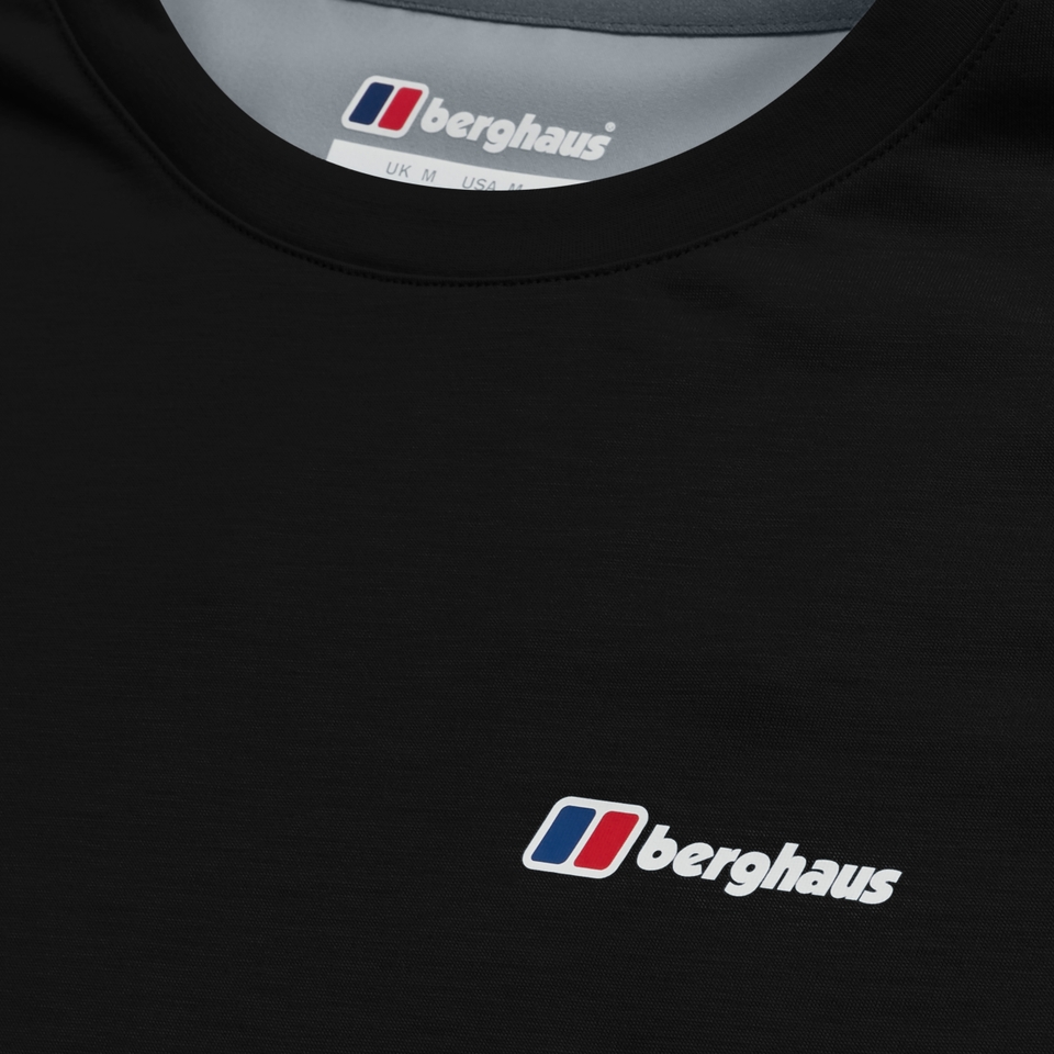 Men's Terrain Trek Tech Tee - Black/Grey