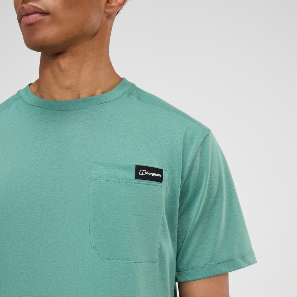 Men's Relaxed Short Sleeve Tech Tee - Green