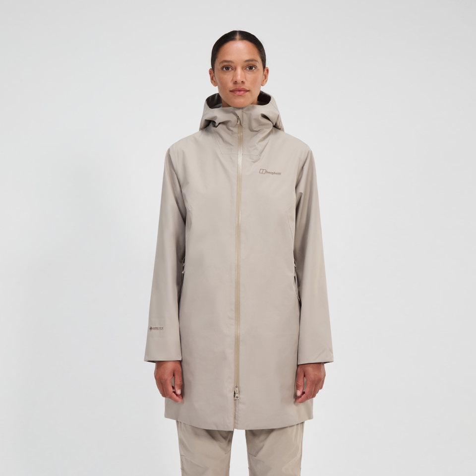 Wasserdichte Ashberry Gore-Tex Damen-Jacke - Grau
