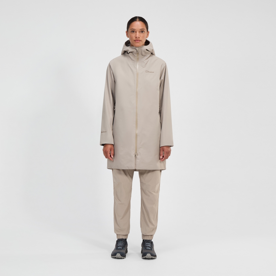 Wasserdichte Ashberry Gore-Tex Damen-Jacke - Grau
