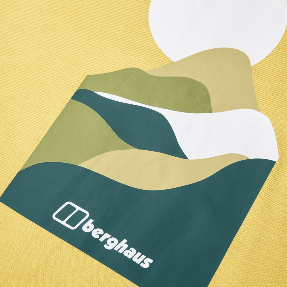 Rolling Peaks Kurzarm Shirt für Herren - Gelb