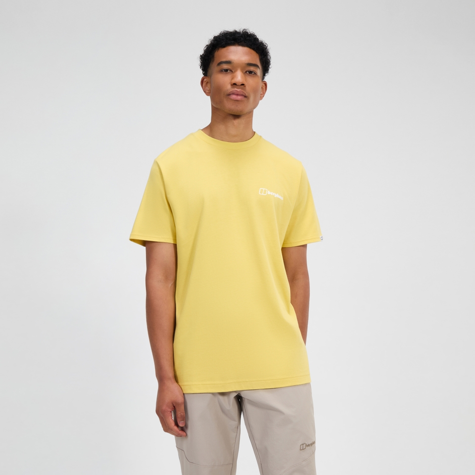 Rolling Peaks Kurzarm Shirt für Herren - Gelb