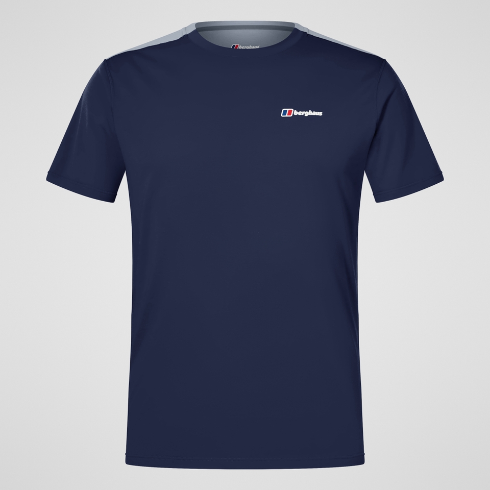 Terrain Trek Tech Tee  für Herren - Blau/Grau