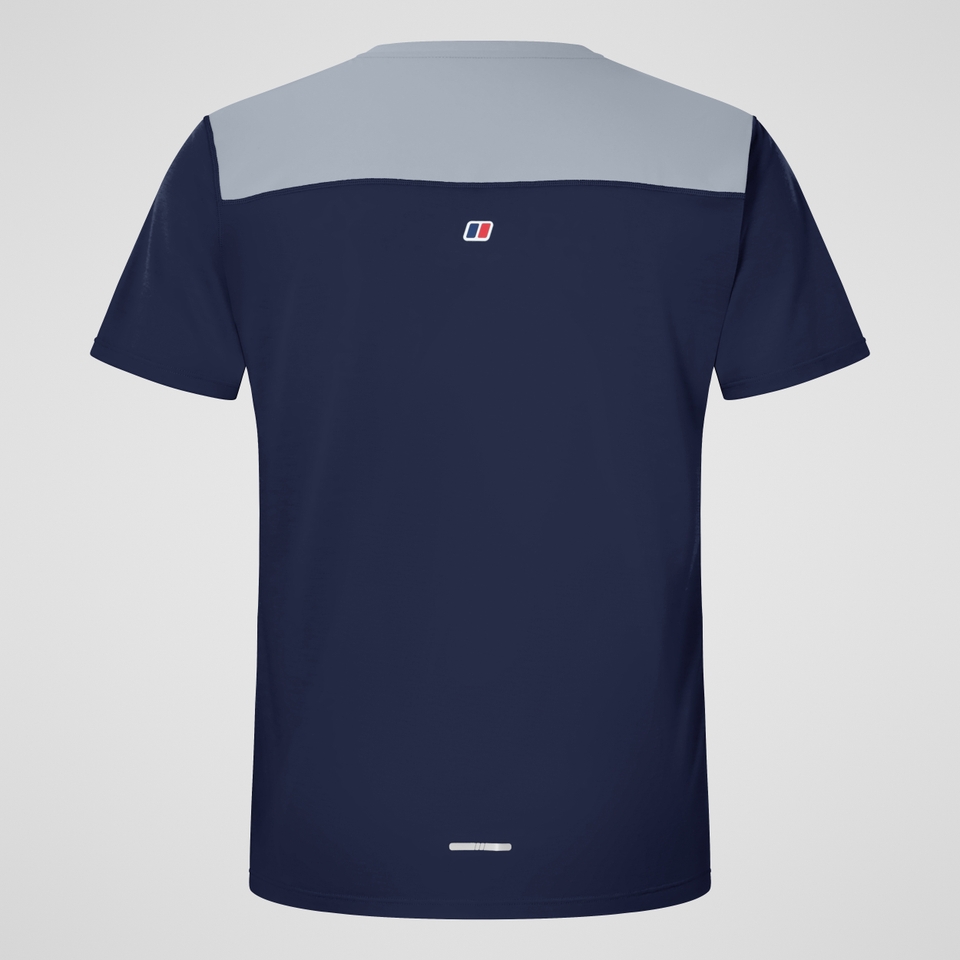 Terrain Trek Tech Tee  für Herren - Blau/Grau