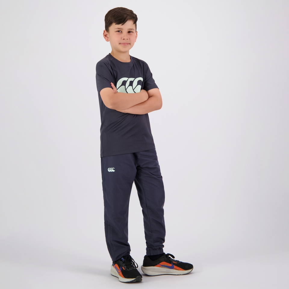 JUNIOR UNISEX TEMPO PANEL TRACKPANTS NAVY