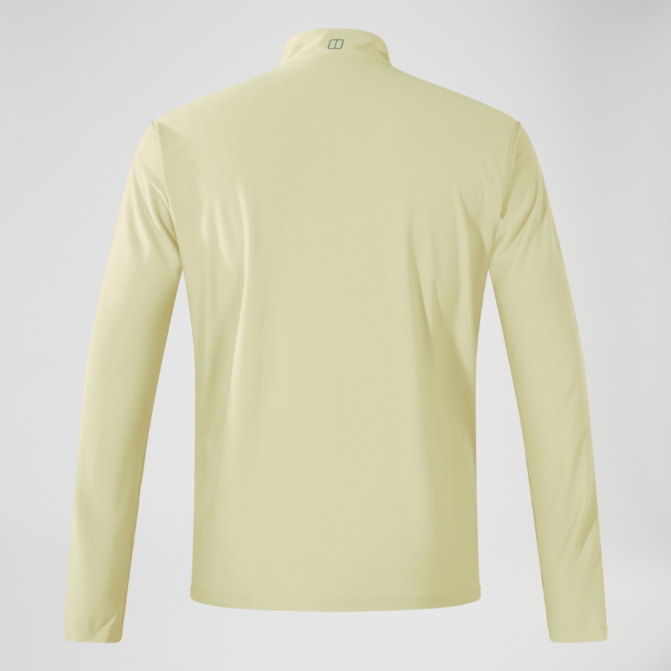 Men's 24/7 Half Zip Long Sleeve Tech Tee - Natural