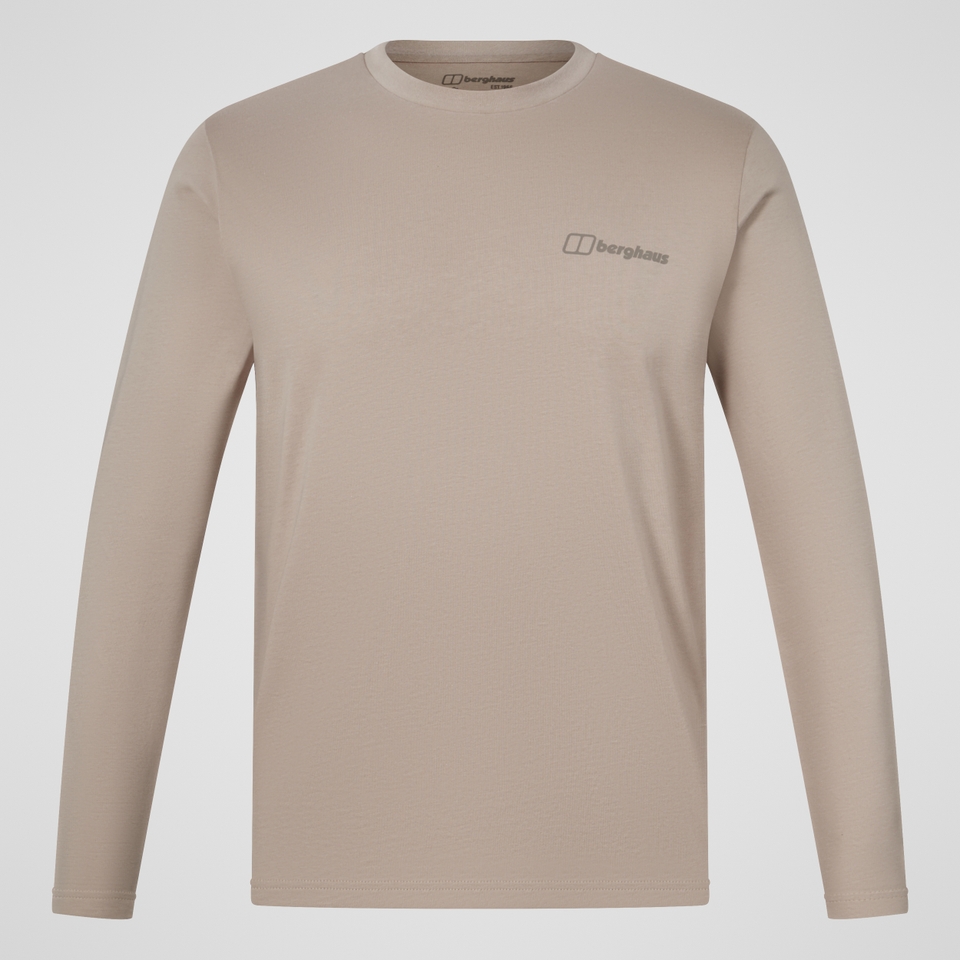 Men's Berghaus Center Logo Tee - Grey