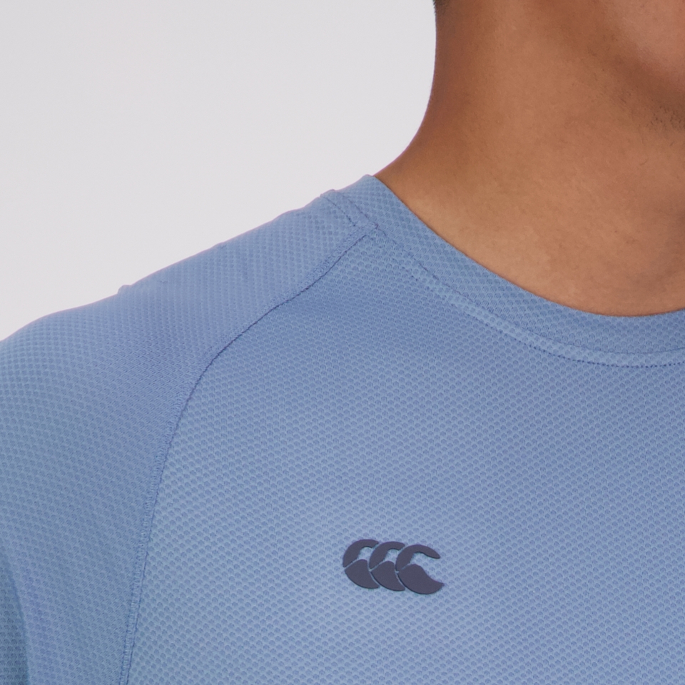 MENS TEMPO+ LONG SLEEVE TRAINING TEE BLUE