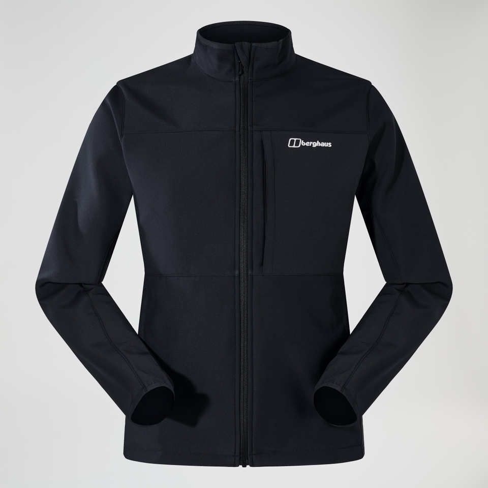 Ghlas 3.0 Softshell Jacke für Herren - Schwarz