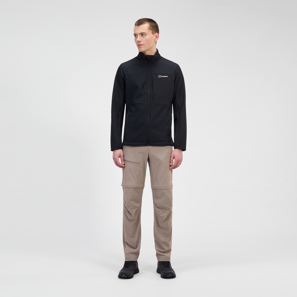 Ghlas 3.0 Softshell Jacke für Herren - Schwarz