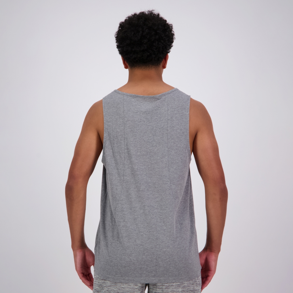 MENS VAPODRI TEMPO SINGLET GREY MARL