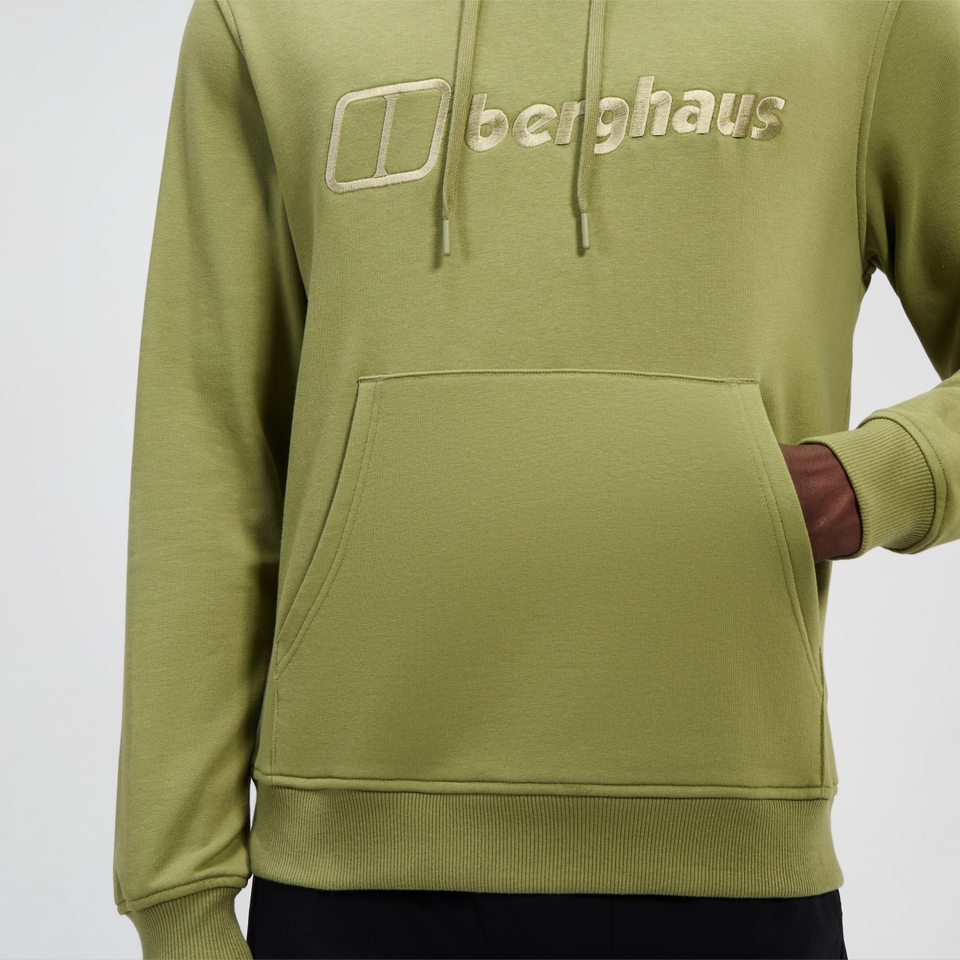 BERGHAUS M LOGO HOODY LIGHT GRN/GRN