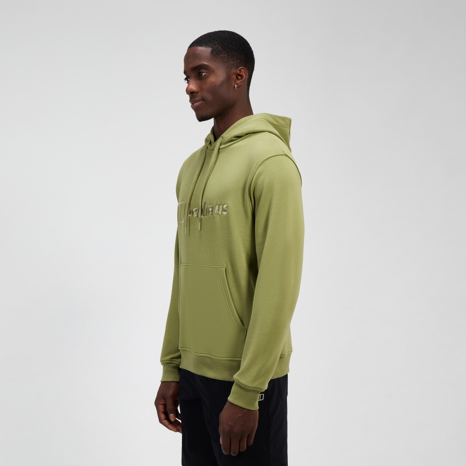 BERGHAUS M LOGO HOODY LIGHT GRN/GRN