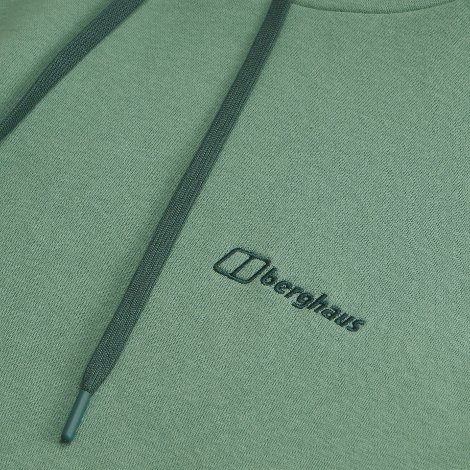 Men's Small Logo Hoody - Green