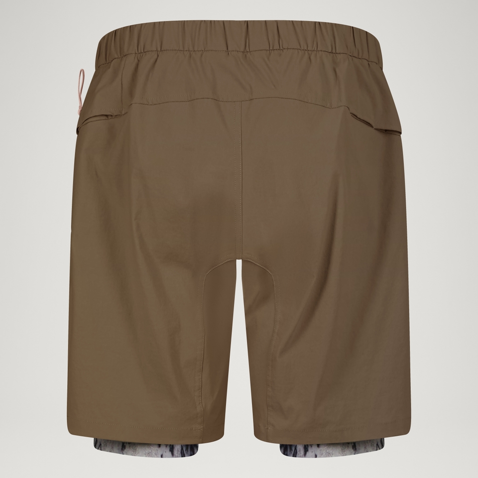SULTRAC Adv 8" Shorts mit Innenhose für Damen - Grau