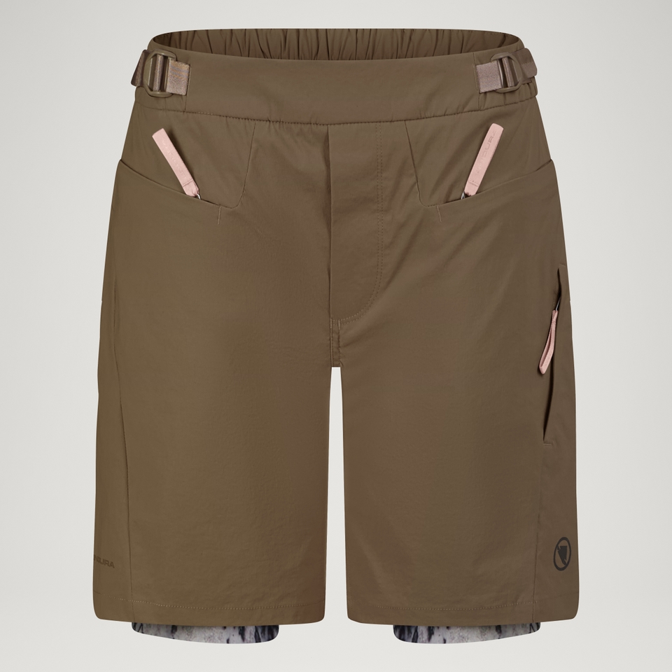 SULTRAC Adv 8" Shorts mit Innenhose für Damen - Grau