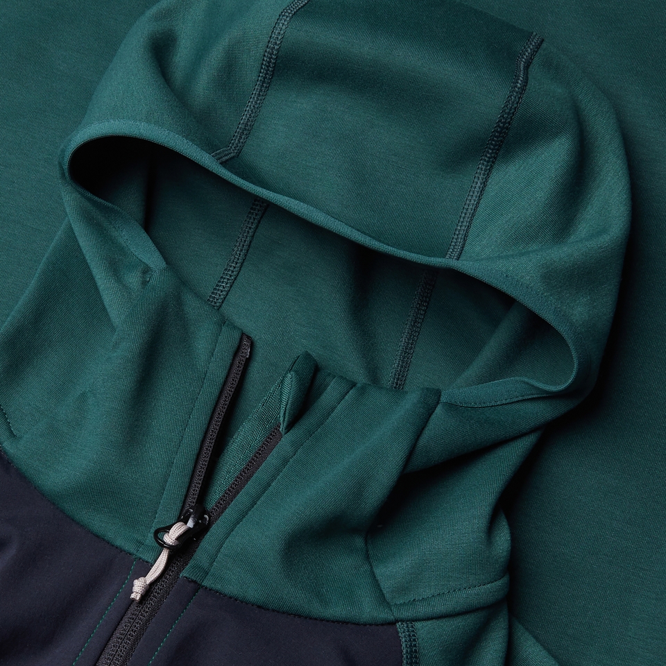 Trawden Hybrid-Jacke für Herren - Grün/Schwarz