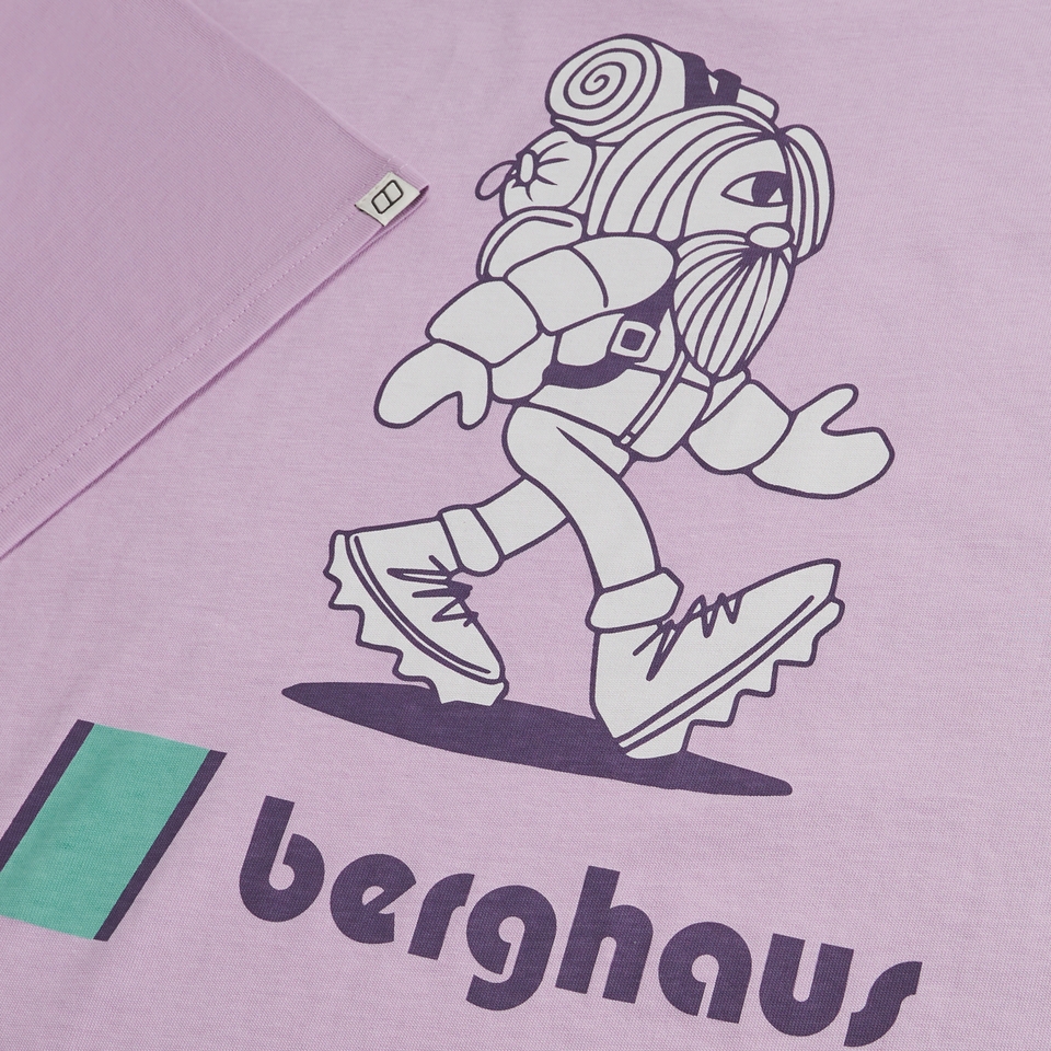 Cyclops Hiker Tee für Herren - Violett