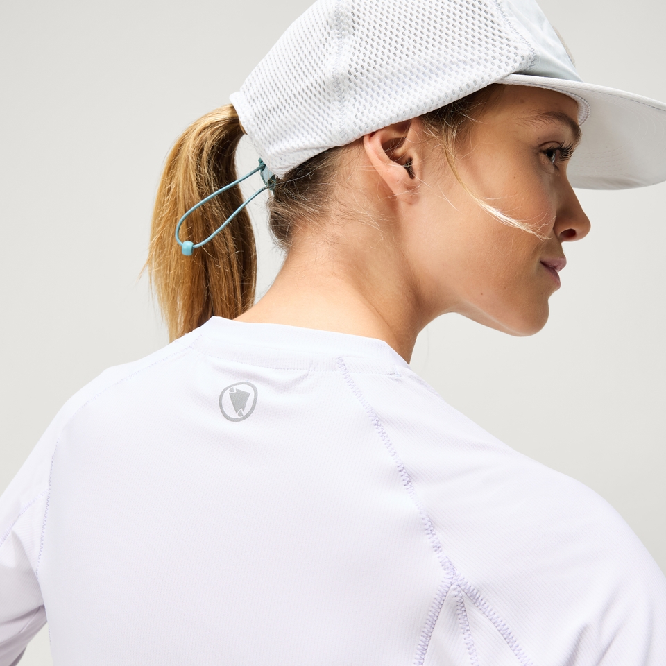 SULTRAC langärmeliges Crop-T-Shirt Damen - Lila