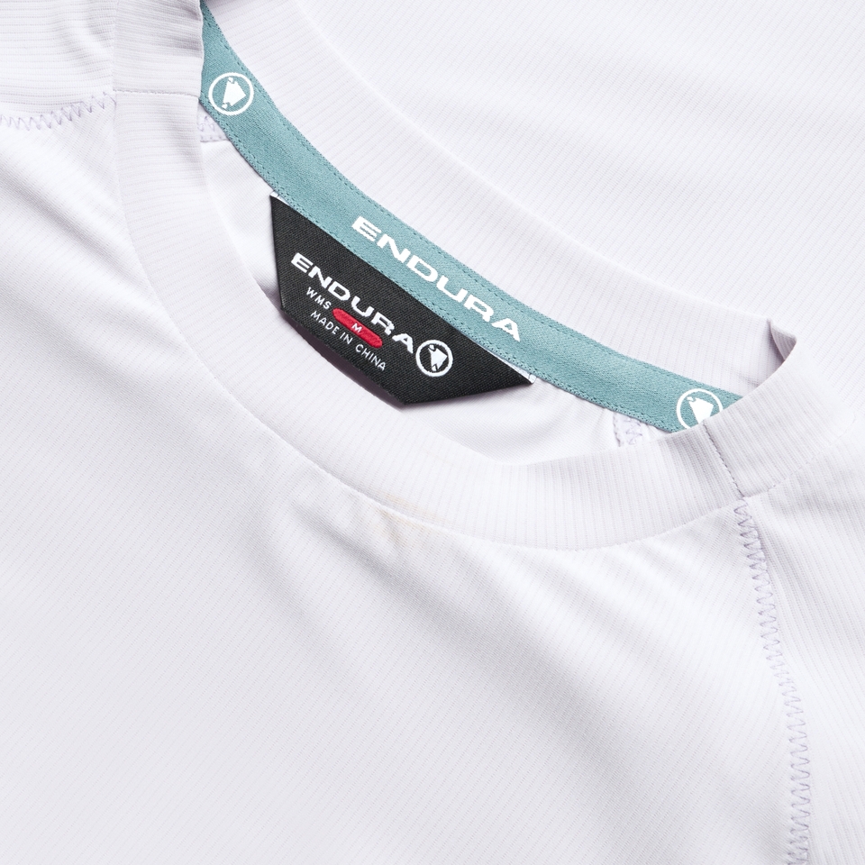 SULTRAC langärmeliges Crop-T-Shirt Damen - Lila
