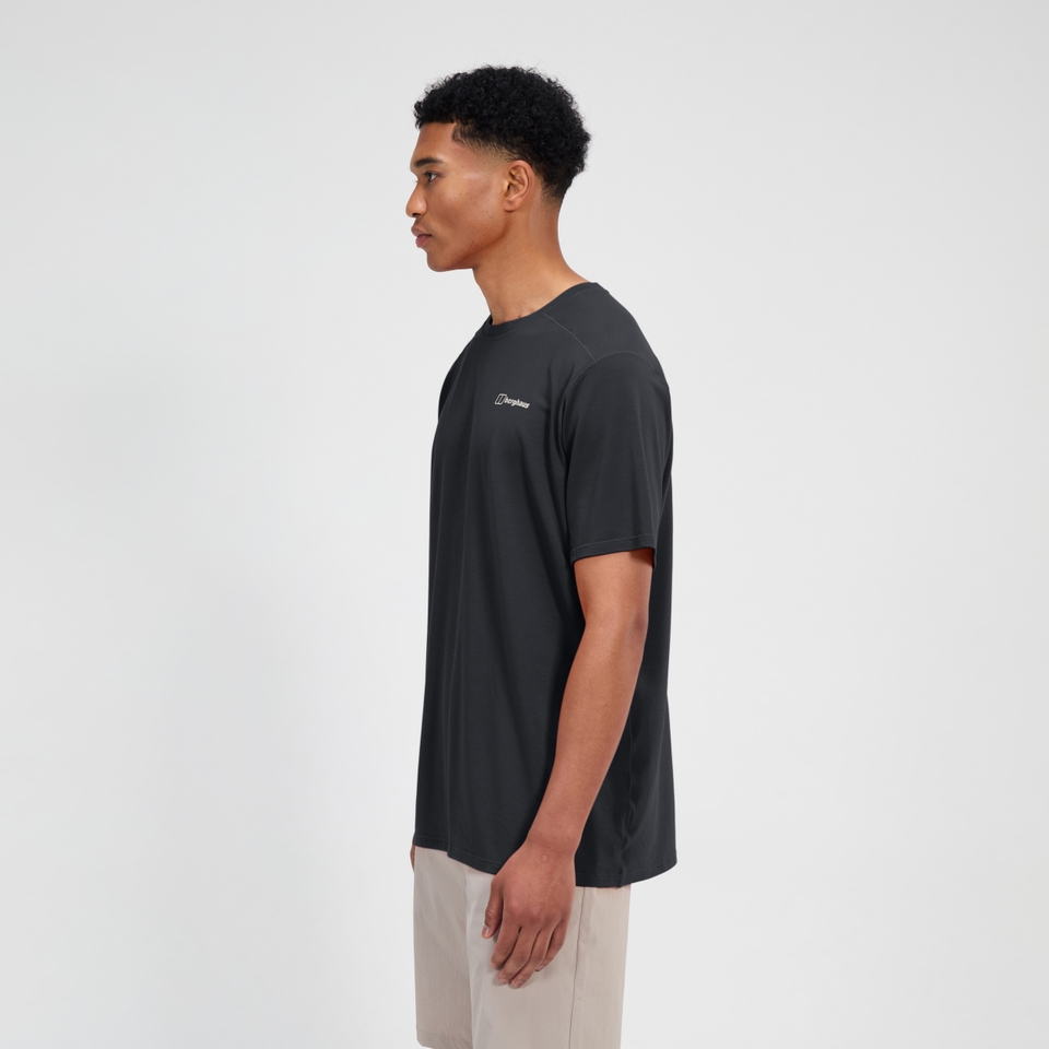 Men's Berghaus Delta Short Sleeve Tech Tee - Black