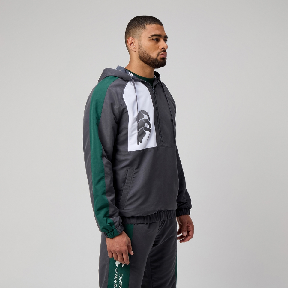 MENS LEGENDS QUARTER ZIP JACKET EBONY