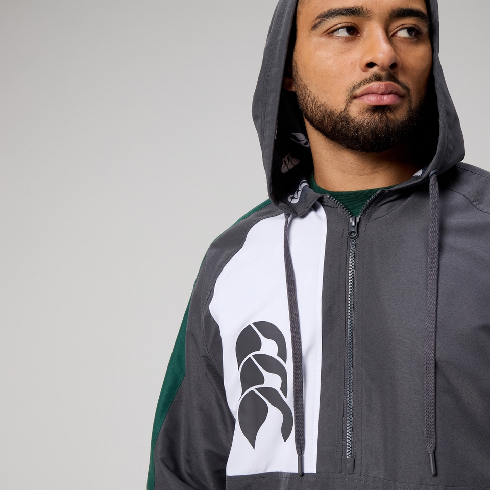 MENS LEGENDS QUARTER ZIP JACKET EBONY