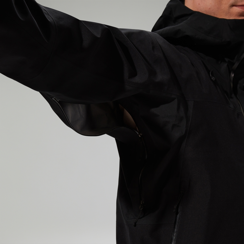 Wasserdichte Ridge-Seeker Herren-Jacke für Herren - Schwarz