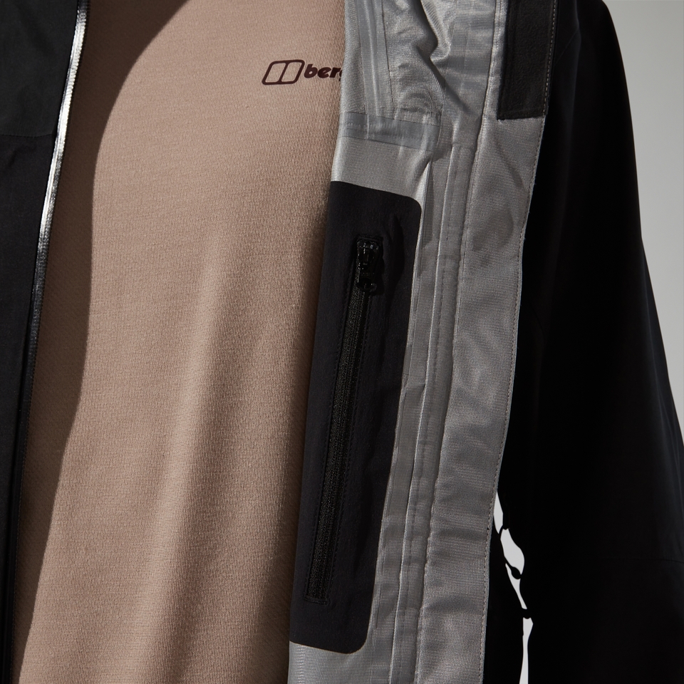 Wasserdichte Ridge-Seeker Herren-Jacke für Herren - Schwarz