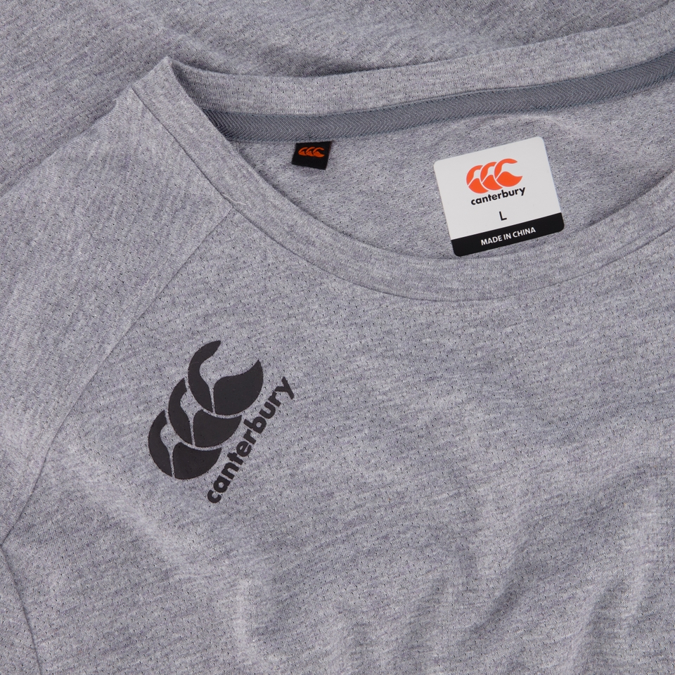MENS VAPODRI TEMPO TEE  GREY MARL