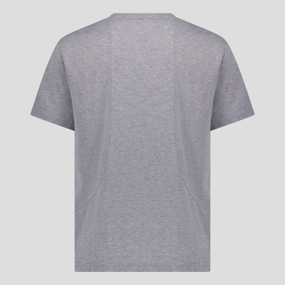 MENS VAPODRI TEMPO TEE  GREY MARL