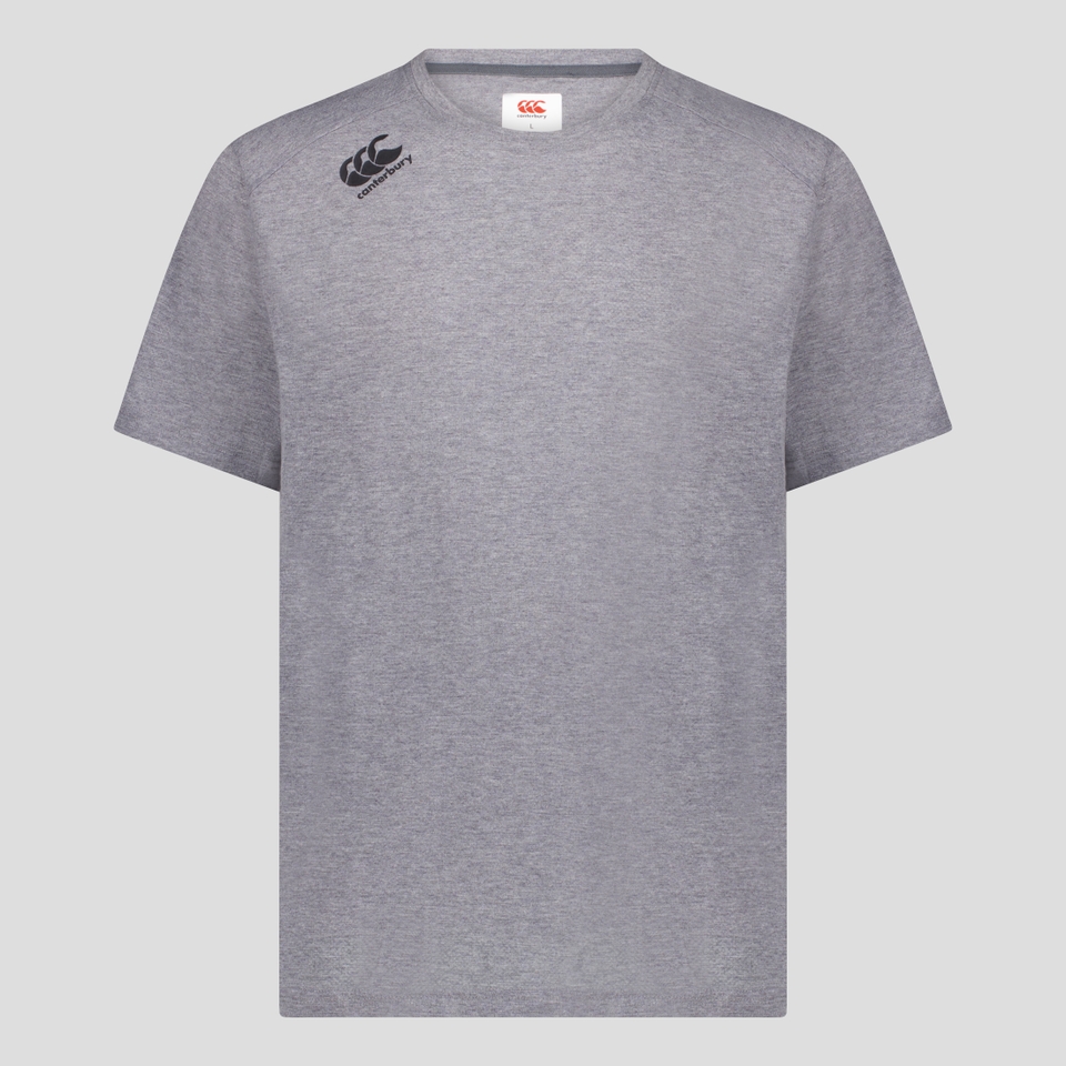 MENS VAPODRI TEMPO TEE  GREY MARL
