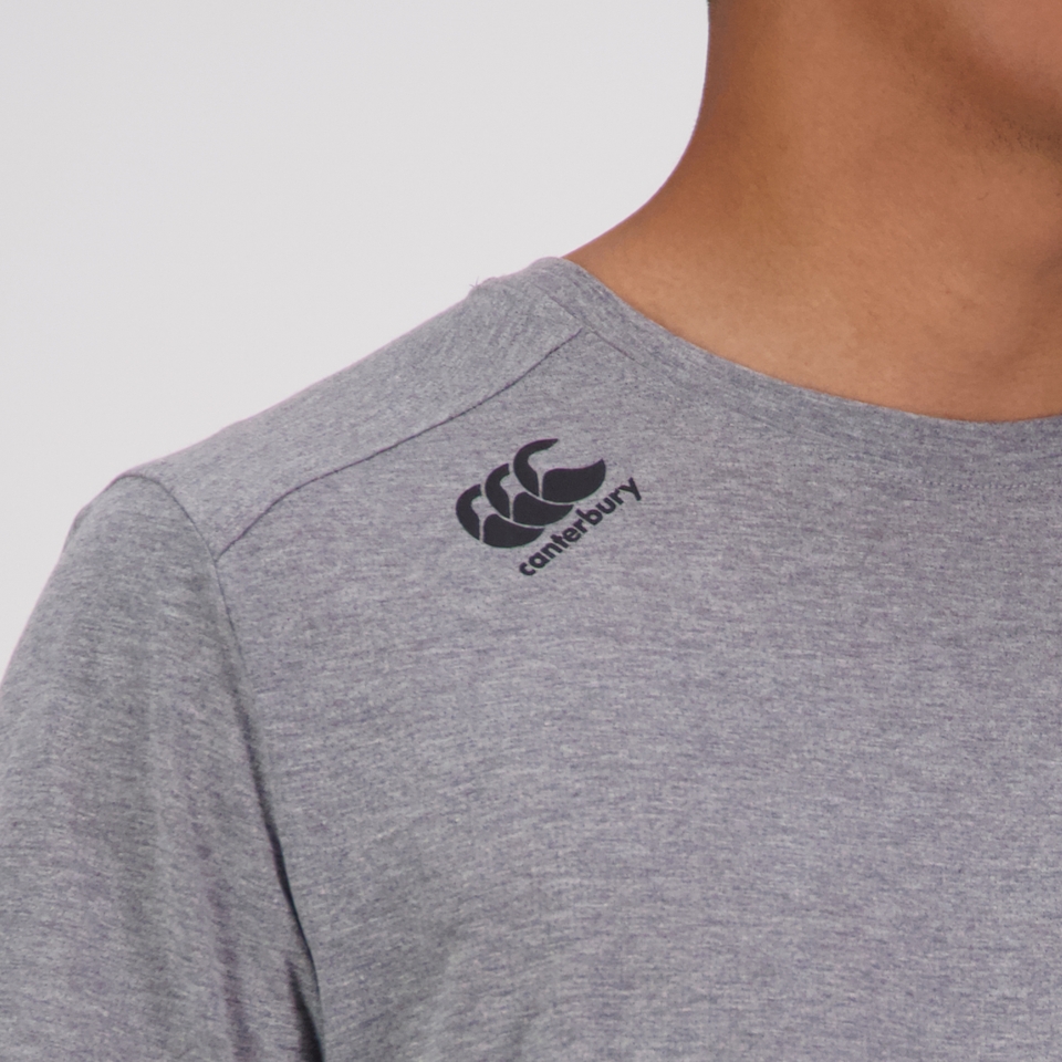 MENS VAPODRI TEMPO TEE  GREY MARL