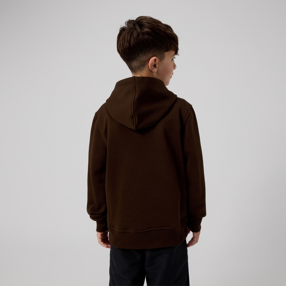 JUNIOR UNISEX UGLIES HOODY BROWN