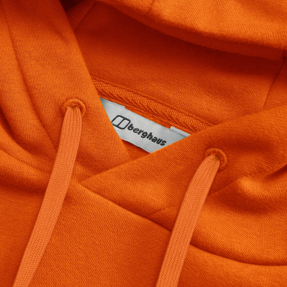 Men's Small Logo Hoody - Orange