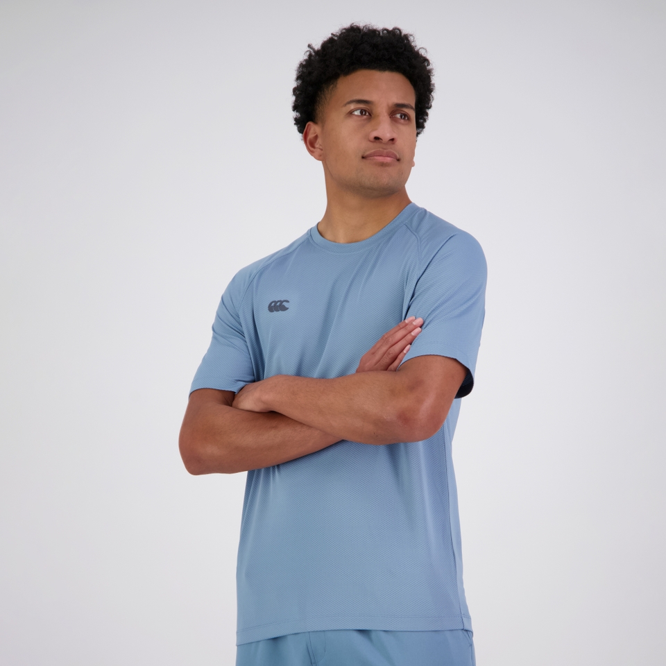 CANTERBURY TEMPO+ TRAINING T-SHIRT AM BLUE