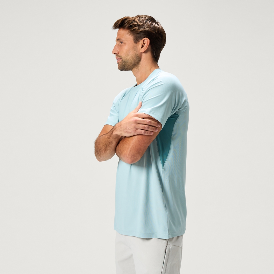 SULTRAC kurzärmeliges T-Shirt für Herren - Blau