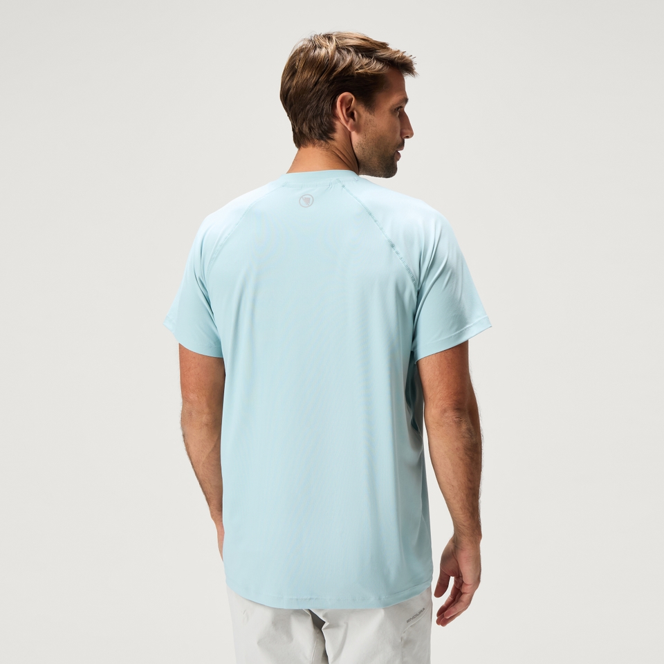 SULTRAC kurzärmeliges T-Shirt für Herren - Blau