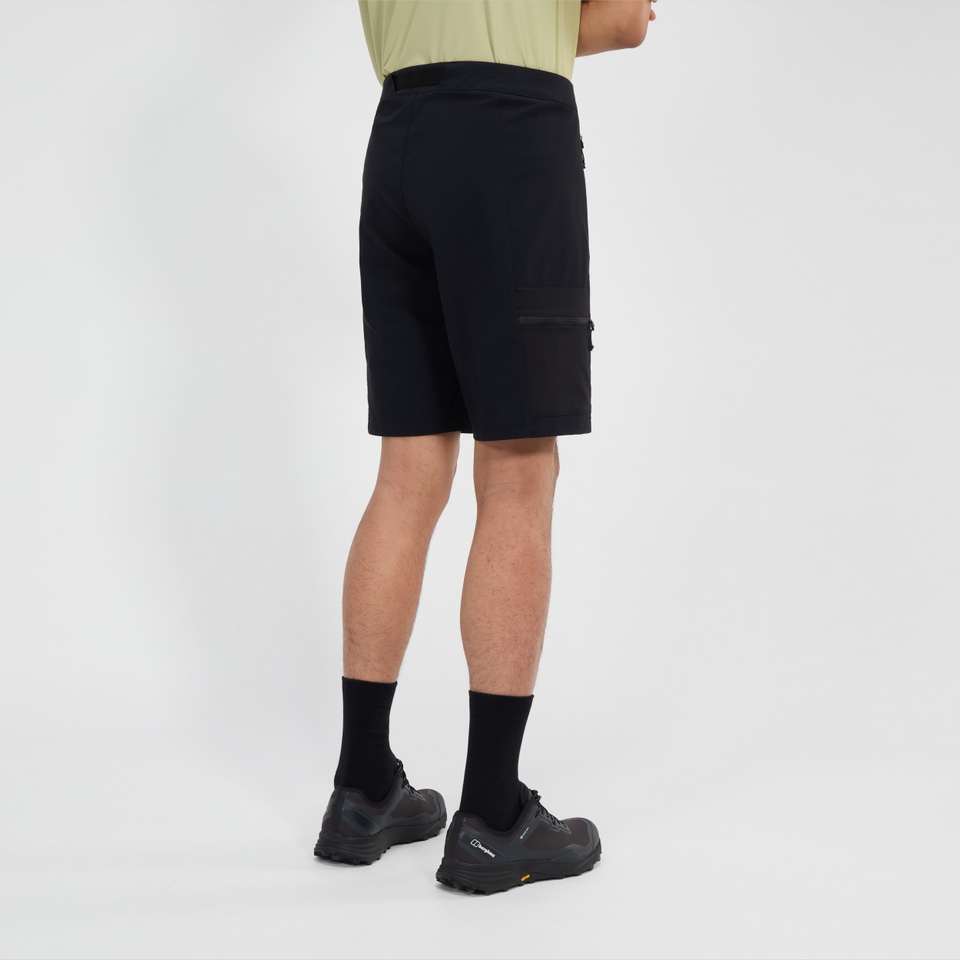 Hike-air Stretch Shorts für Herren - Schwarz