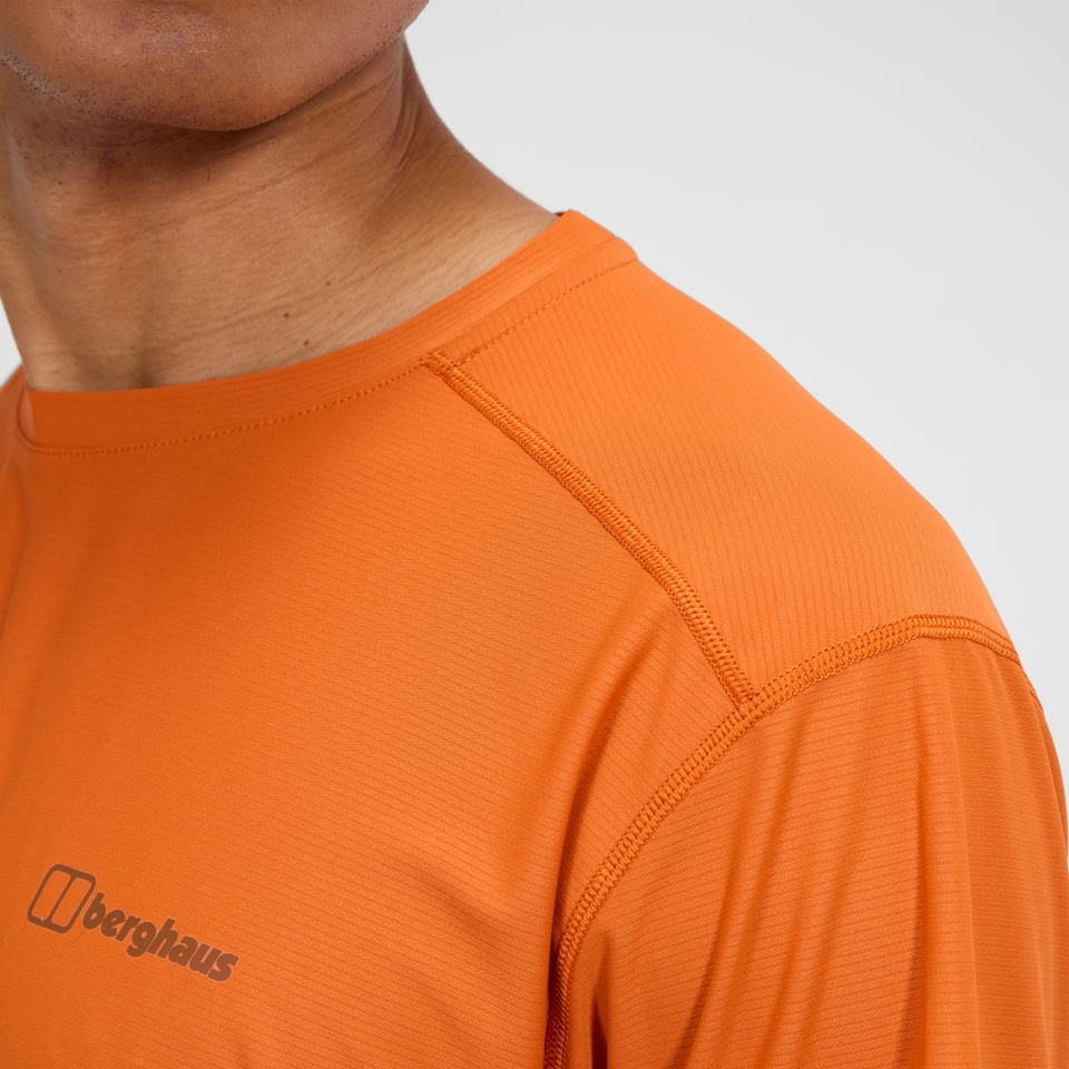 Men's 24/7 Crew Short Sleeve Tech Tee - Orange