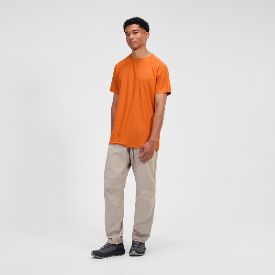Men's 24/7 Crew Short Sleeve Tech Tee - Orange