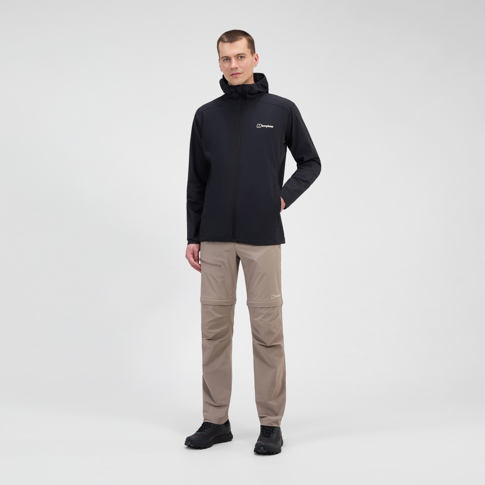 Ridge-Roamer Lite Softshell Jacke für Herren - Schwarz