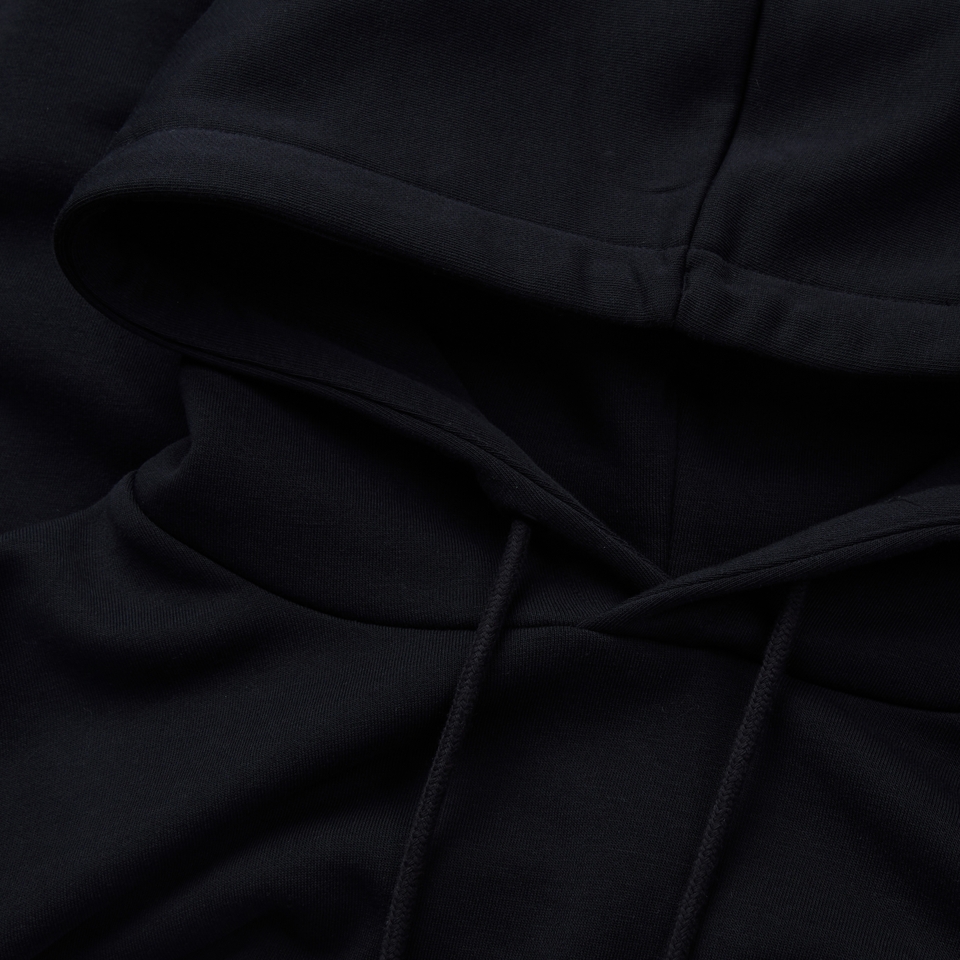 MENS LEGENDS PANEL HOODY BLACK