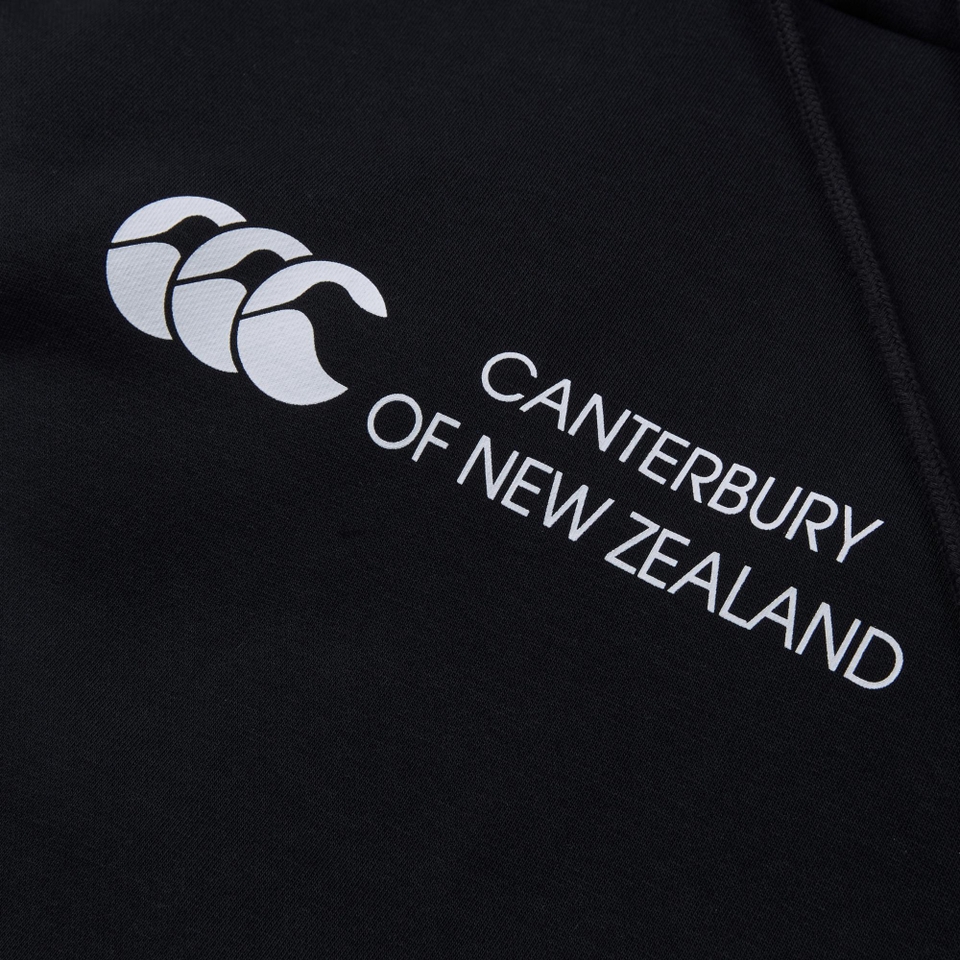 MENS LEGENDS PANEL HOODIE BLACK