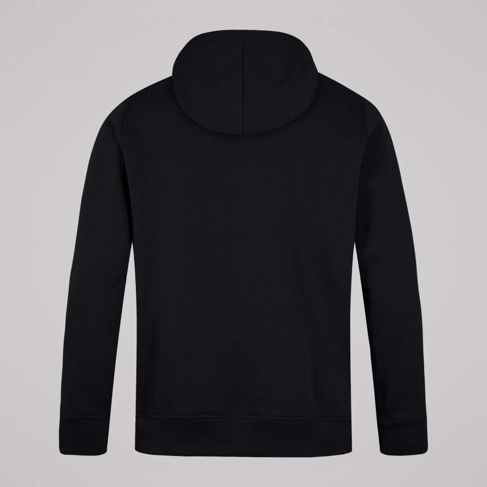 MENS LEGENDS PANEL HOODIE BLACK