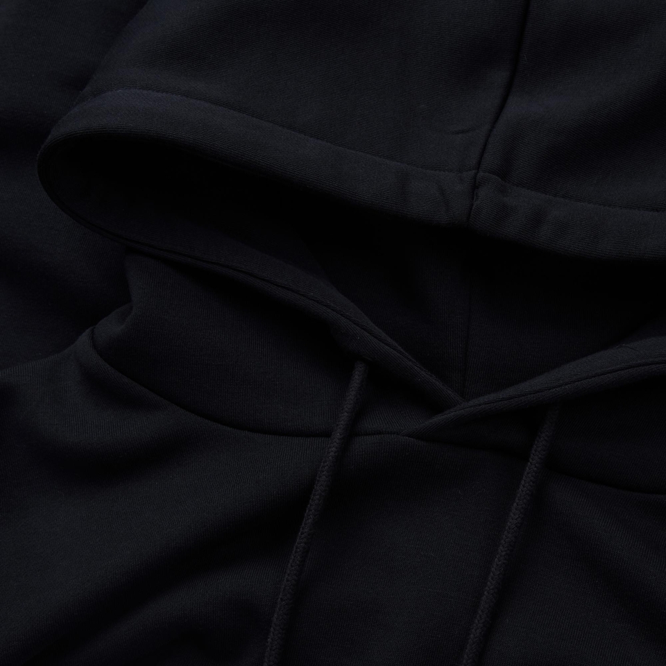 MENS LEGENDS PANEL HOODIE BLACK